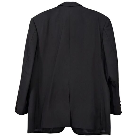 Vintage Pierre Balmain Tuxedo Jacket - Black 100% Wool - S/B Notch - Size 42 REG - Picture 2 of 9